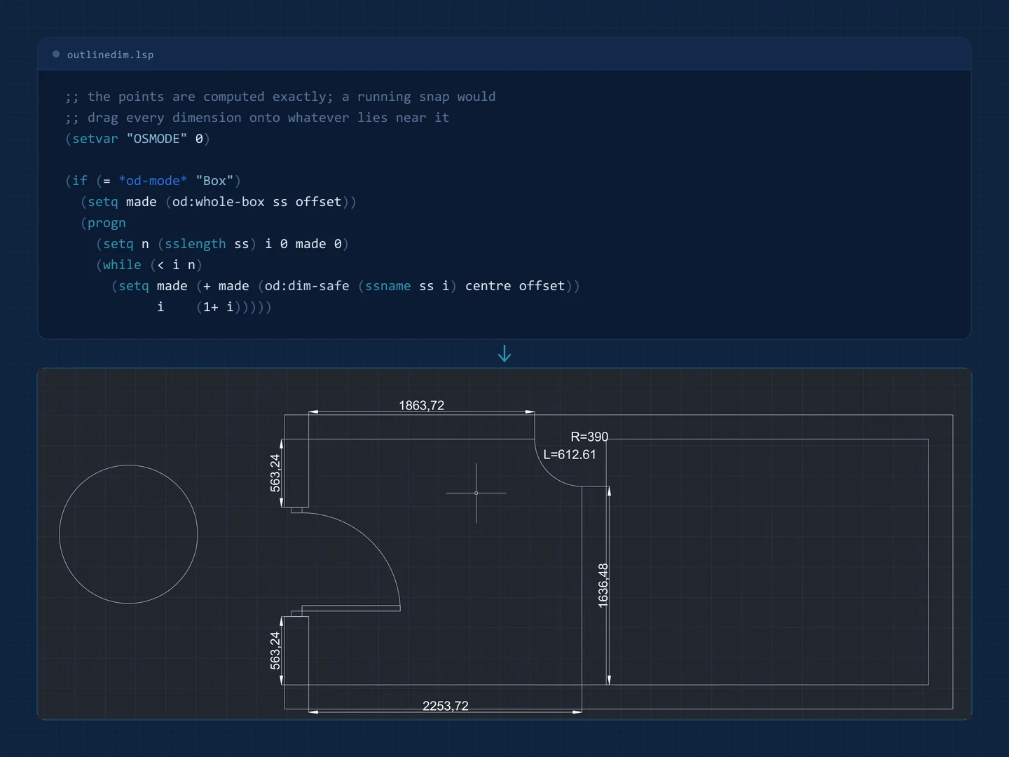 Custom AutoLISP Εργαλεία για AutoCAD